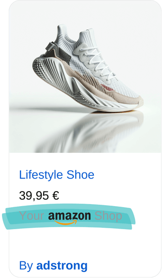 Amazon-enabled Google Shopping Ad Single