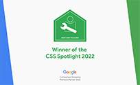 Google CSS Spotlight award 125 | adstrong